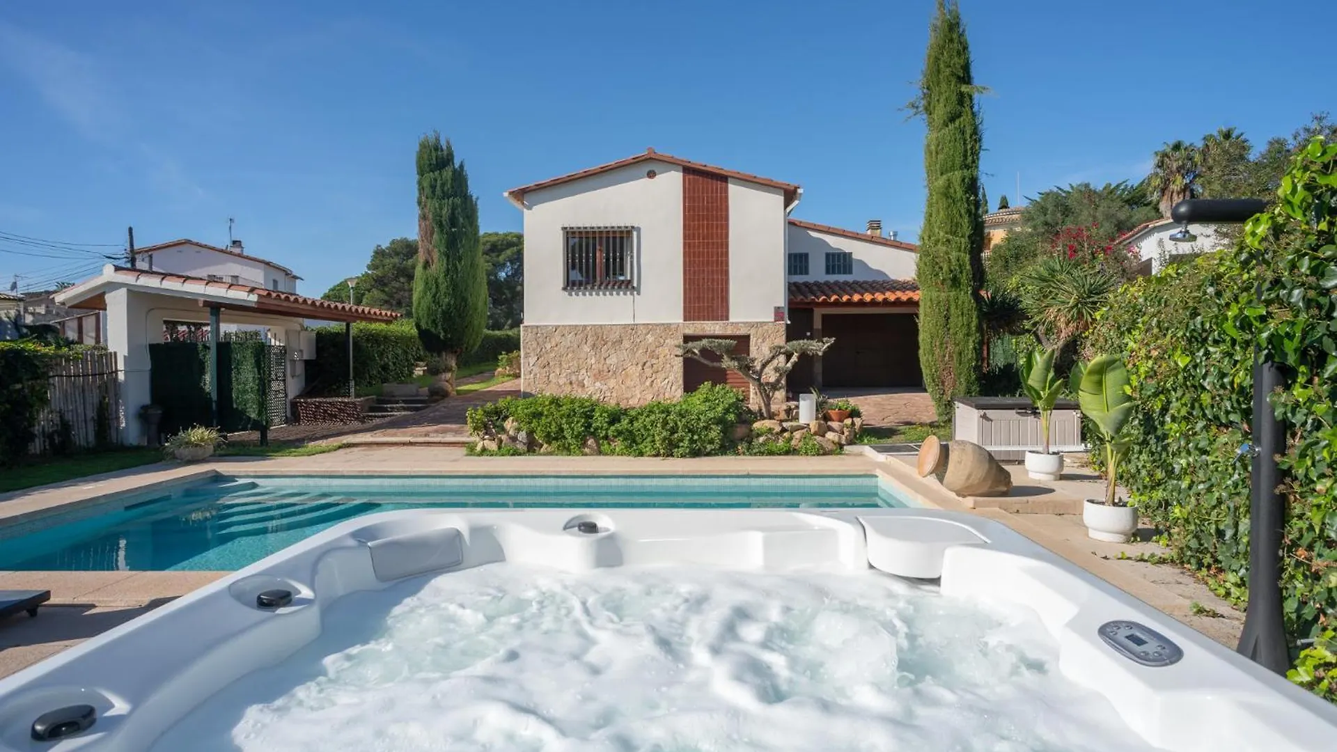 Encantadora Villa Con Piscina,Spa Y Cerca De Playa Sant Antoni De Calonge